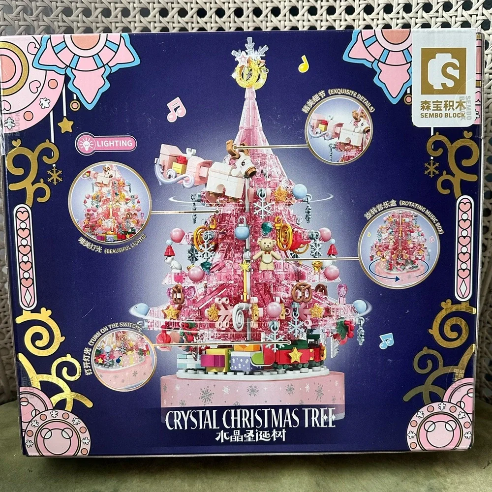 Sembo 605024‎ Crystal Christmas Tree brand new fully sealed & unopened box!